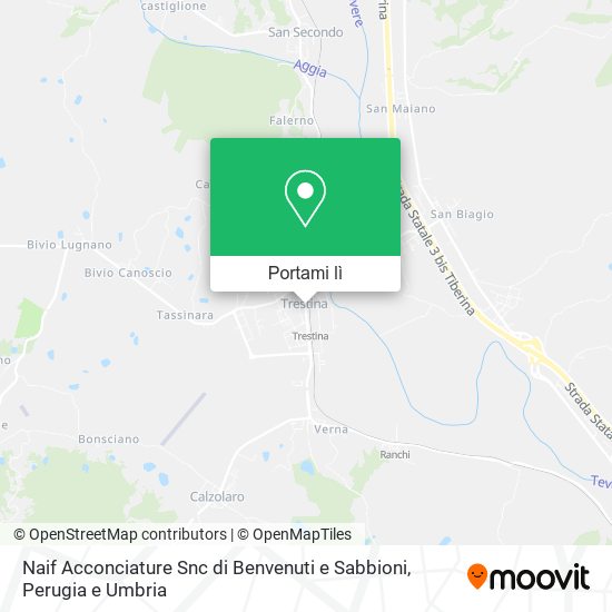 Mappa Naif Acconciature Snc di Benvenuti e Sabbioni