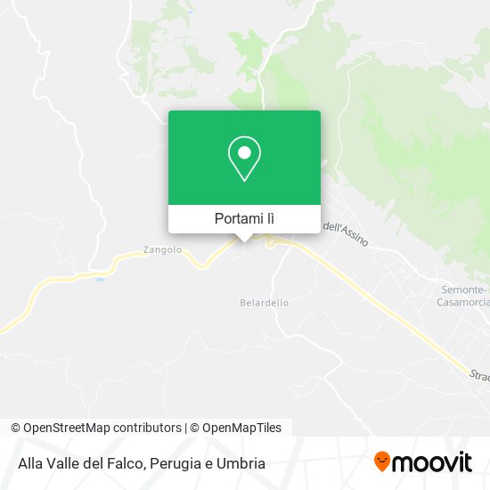Mappa Alla Valle del Falco