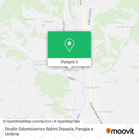 Mappa Studio Odontoiatrico Rubini Drpaola