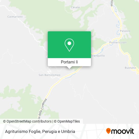 Mappa Agriturismo Foglie
