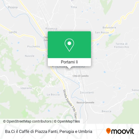 Mappa Ba.Ci il Caffè di Piazza Fanti