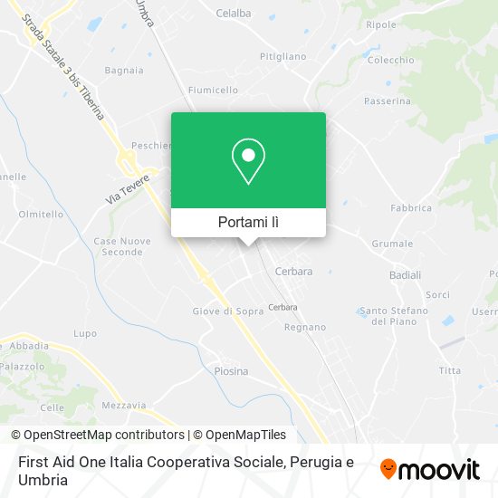 Mappa First Aid One Italia Cooperativa Sociale