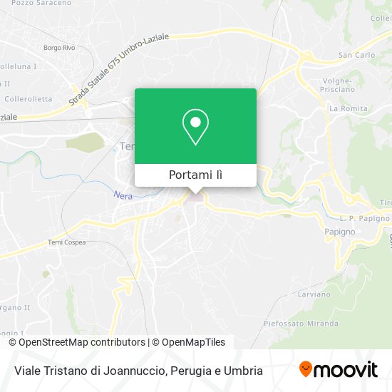 Mappa Viale Tristano di Joannuccio