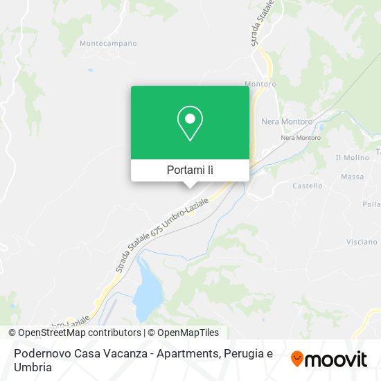 Mappa Podernovo Casa Vacanza - Apartments