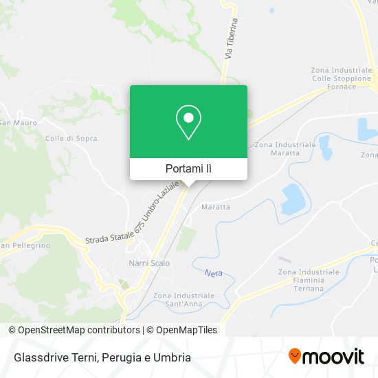 Mappa Glassdrive Terni
