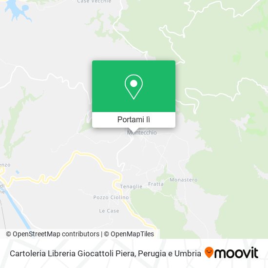 Mappa Cartoleria Libreria Giocattoli Piera
