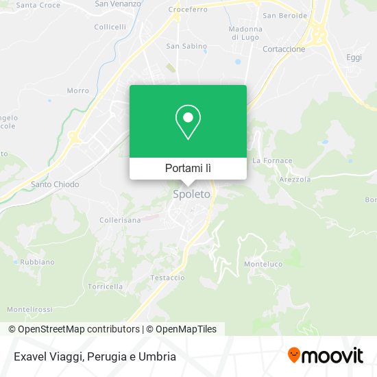 Mappa Exavel Viaggi