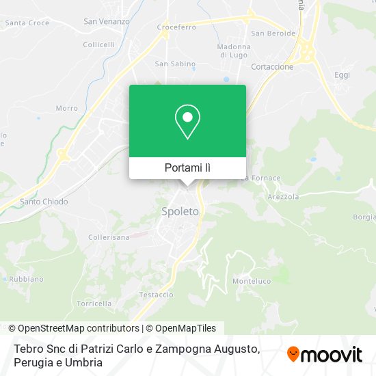 Mappa Tebro Snc di Patrizi Carlo e Zampogna Augusto