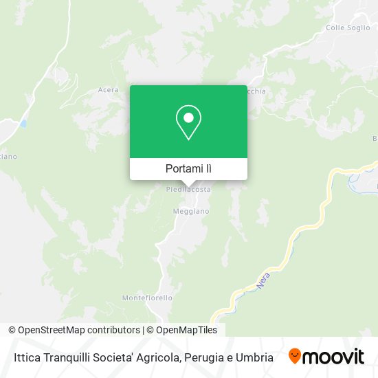 Mappa Ittica Tranquilli Societa' Agricola