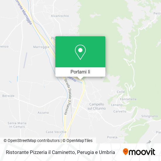 Mappa Ristorante Pizzeria il Caminetto