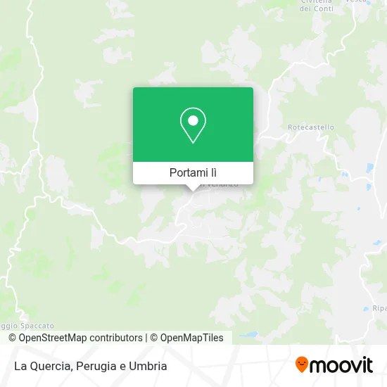 Mappa La Quercia