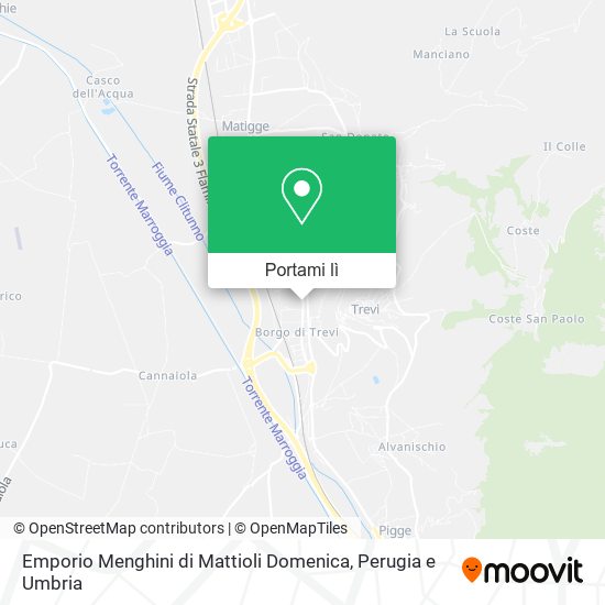 Mappa Emporio Menghini di Mattioli Domenica