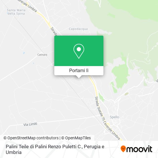 Mappa Palini Teile di Palini Renzo Puletti C.