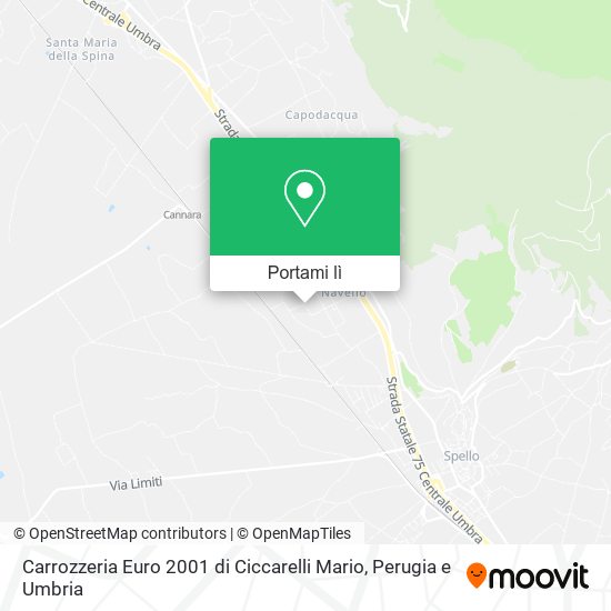 Mappa Carrozzeria Euro 2001 di Ciccarelli Mario