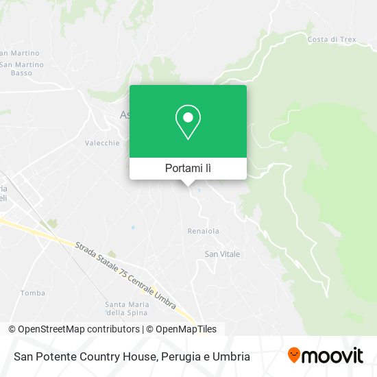 Mappa San Potente Country House