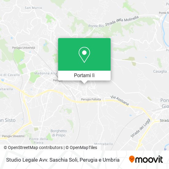 Mappa Studio Legale Avv. Saschia Soli