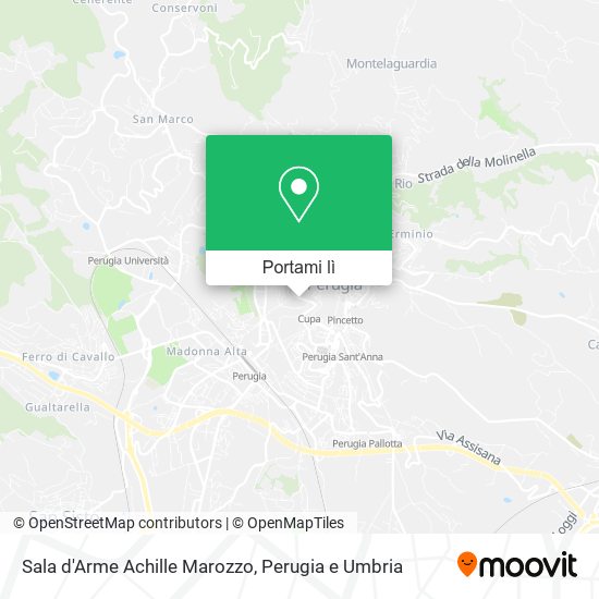 Mappa Sala d'Arme Achille Marozzo