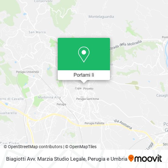 Mappa Biagiotti Avv. Marzia Studio Legale