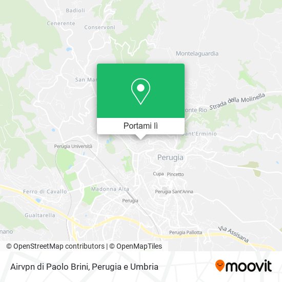 Mappa Airvpn di Paolo Brini