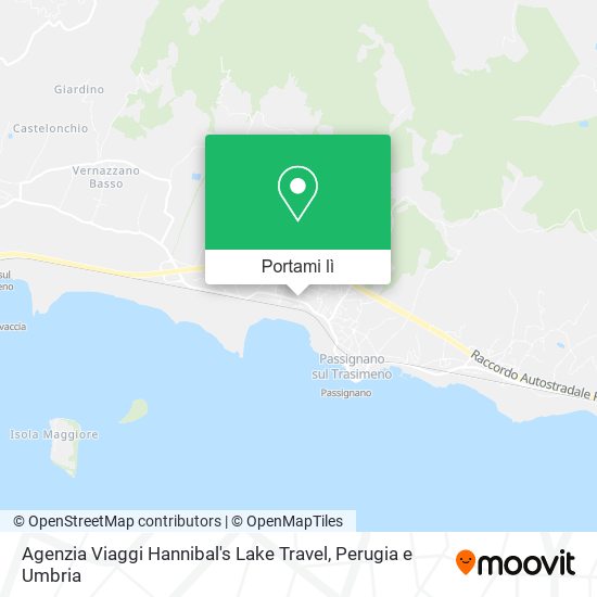 Mappa Agenzia Viaggi Hannibal's Lake Travel