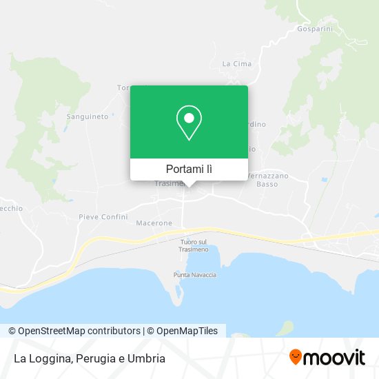 Mappa La Loggina