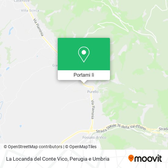 Mappa La Locanda del Conte Vico