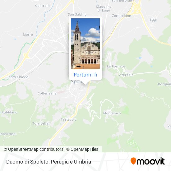 Mappa Duomo di Spoleto