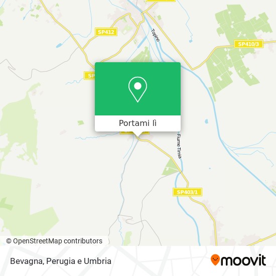 Mappa Bevagna