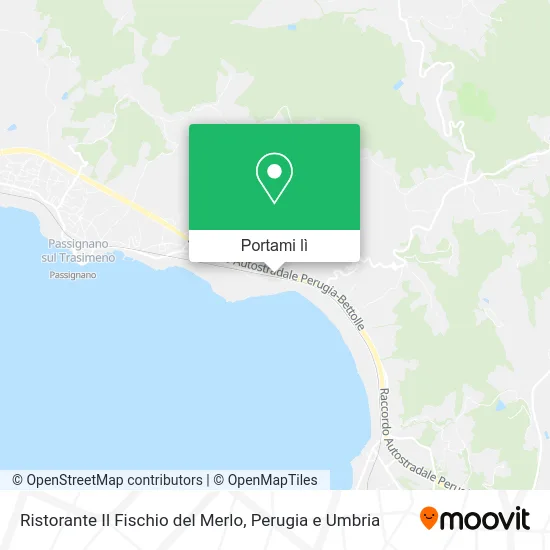 Mappa Ristorante Il Fischio del Merlo