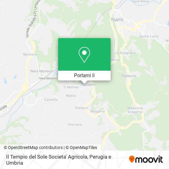 Mappa Il Tempio del Sole Societa' Agricola