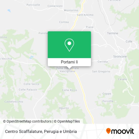Mappa Centro Scaffalature