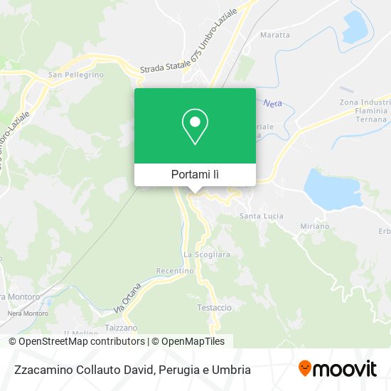 Mappa Zzacamino Collauto David