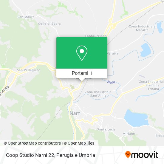 Mappa Coop Studio Narni 22
