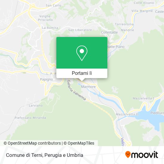 Mappa Comune di Terni