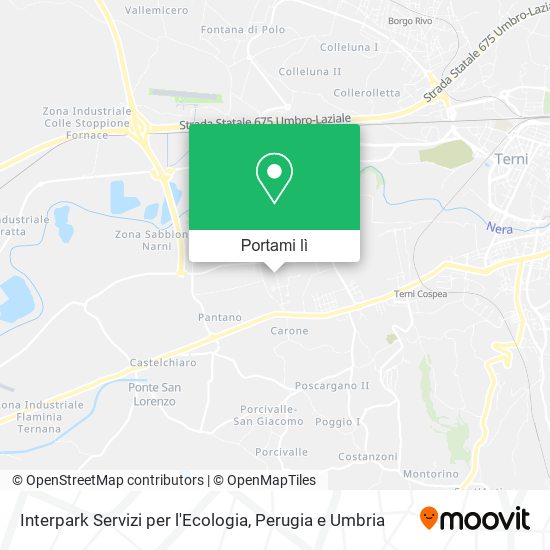 Mappa Interpark Servizi per l'Ecologia