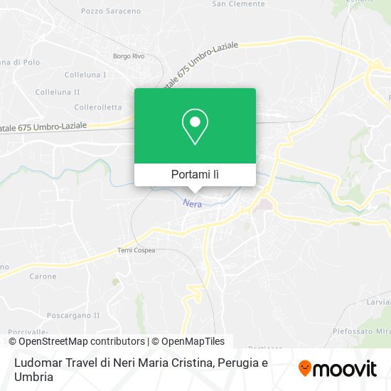 Mappa Ludomar Travel di Neri Maria Cristina