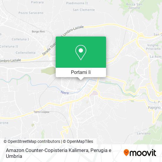 Mappa Amazon Counter-Copisteria Kalimera