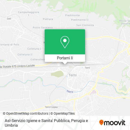 Mappa Asl-Servizio Igiene e Sanita' Pubblica