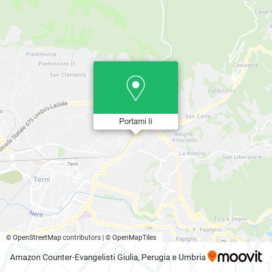 Mappa Amazon Counter-Evangelisti Giulia