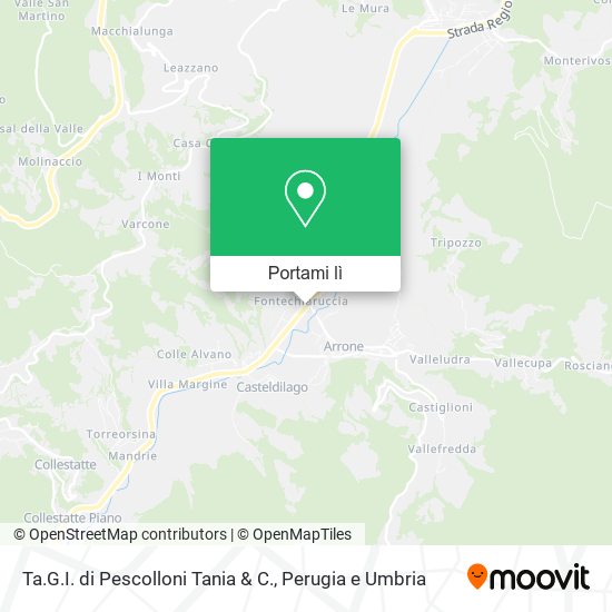 Mappa Ta.G.I. di Pescolloni Tania & C.