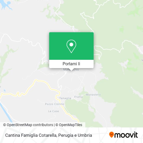 Mappa Cantina Famiglia Cotarella