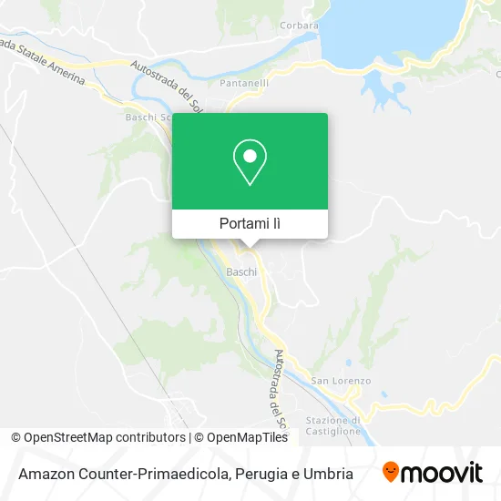 Mappa Amazon Counter-Primaedicola