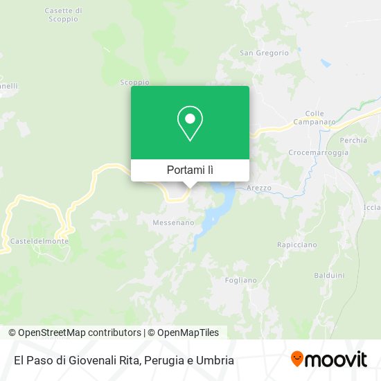 Mappa El Paso di Giovenali Rita
