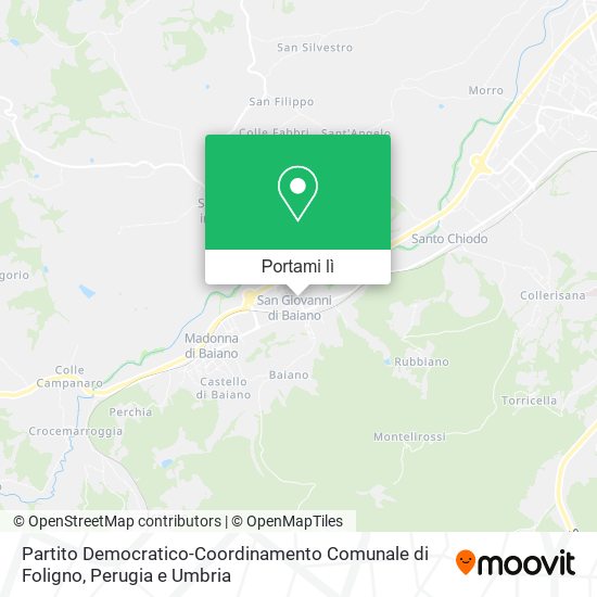 Mappa Partito Democratico-Coordinamento Comunale di Foligno