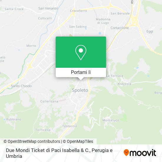 Mappa Due Mondi Ticket di Paci Isabella & C.