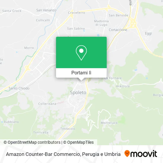 Mappa Amazon Counter-Bar Commercio
