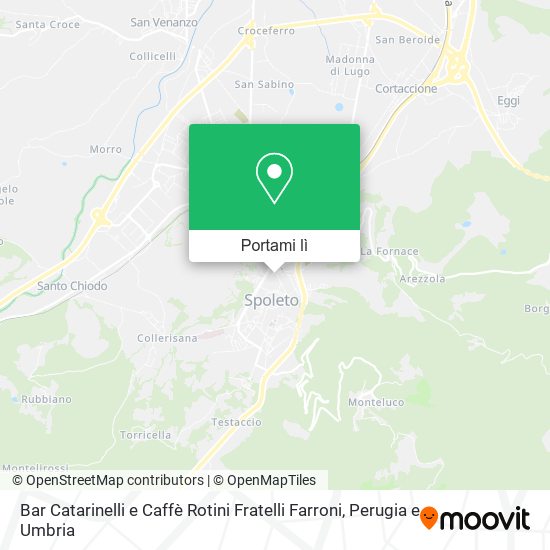 Mappa Bar Catarinelli e Caffè Rotini Fratelli Farroni