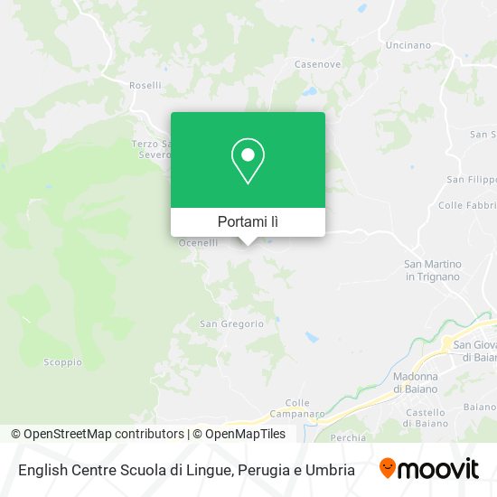 Mappa English Centre Scuola di Lingue