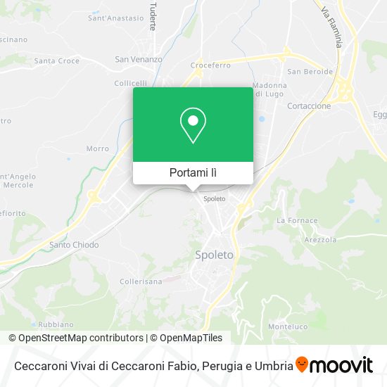 Mappa Ceccaroni Vivai di Ceccaroni Fabio