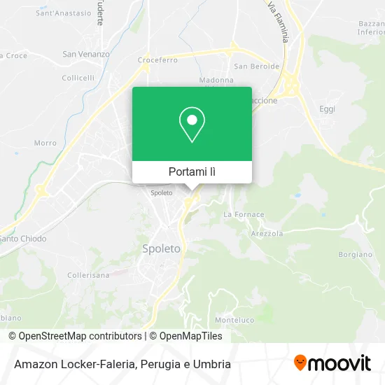 Mappa Amazon Locker-Faleria